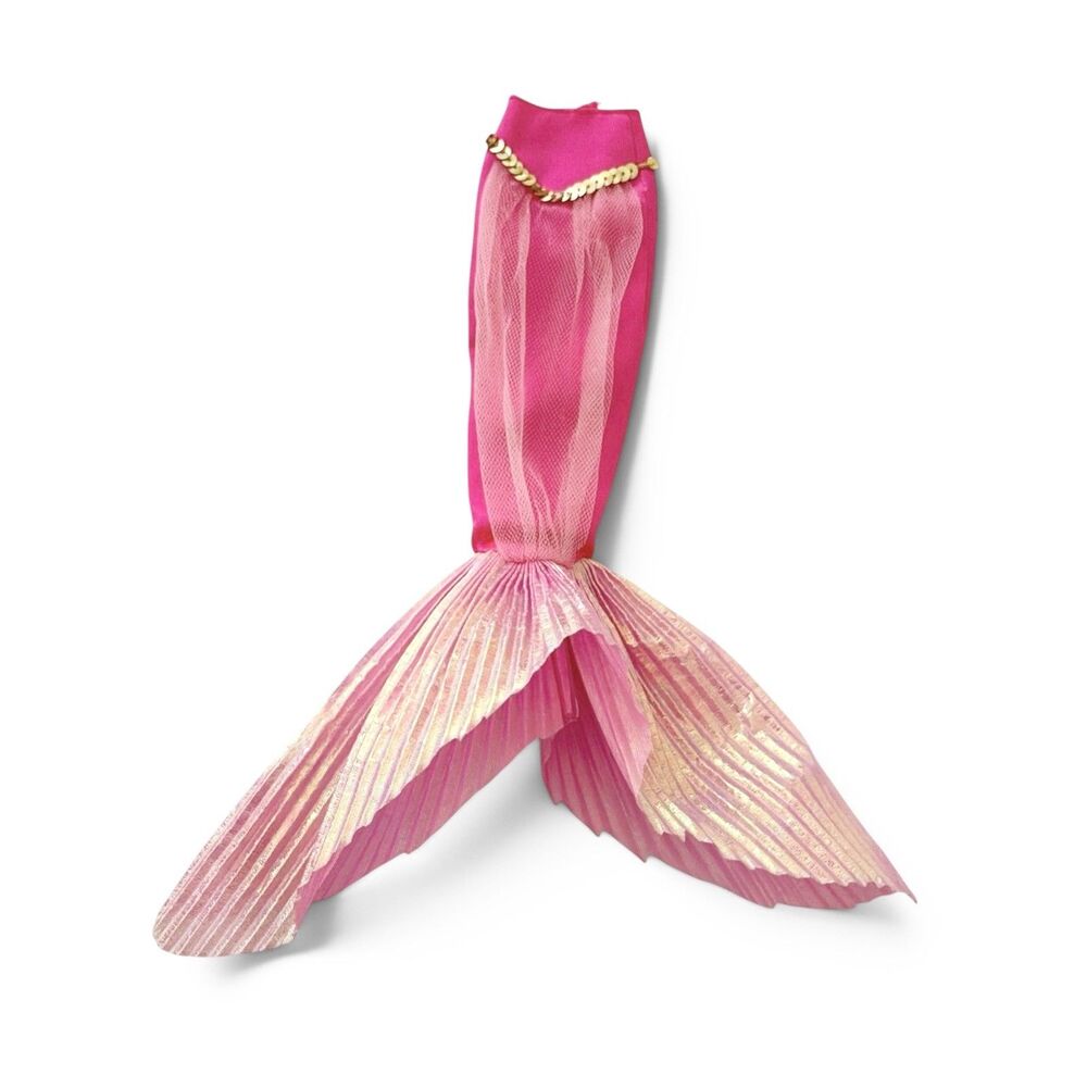 1993 Barbie Pink Satin "FOUNTAIN MERMAID" # 10393 TAIL (Only) w/IRIDESCENT FINS